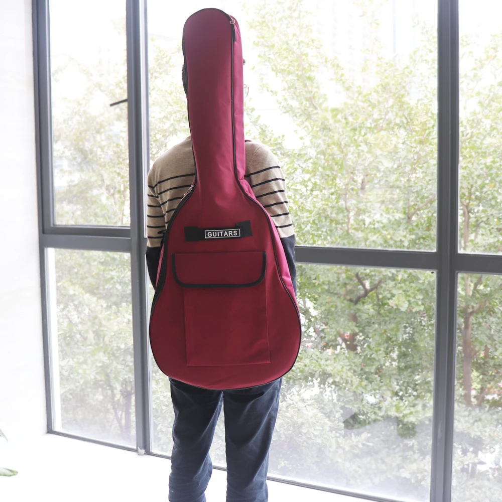40/41 дюймовый чехол из ткани Оксфорд для гитары Gig Bag с двойными лямками 5 мм