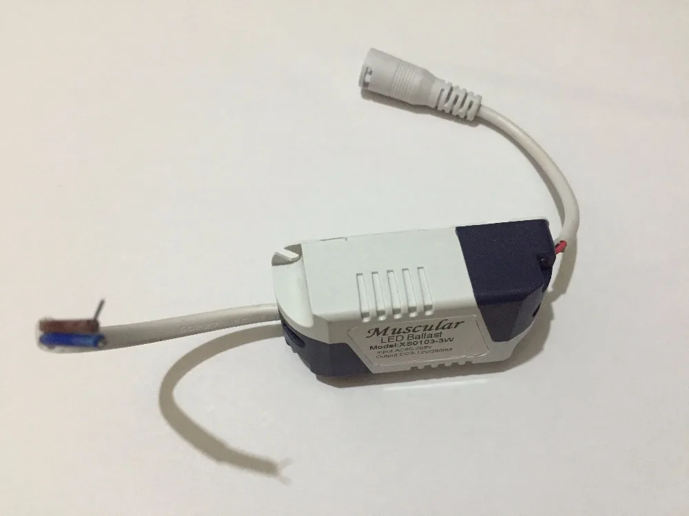 Бесплатная доставка Φ 3W DC 3 ~ 12V/280mA светодиодный балластный драйвер AC 90 265V ac ac dc