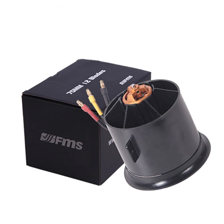 FMS 70 мм 12 лезвий Ducted Fan EDF с двигателем 2845 KV2750 (двигатель поддерживает только