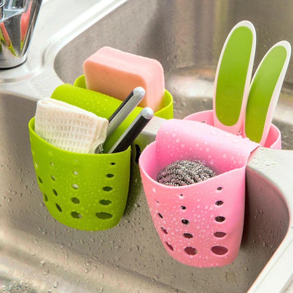 1 шт. пластиковый держатель для губки и мыла|shelves hanging|shelf holdershelf kitchen |