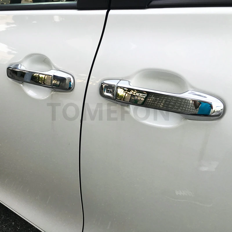 TOMEFON 12 шт. для TOYOTA Sienta- второго поколения NHP170 ABS Хромированная дверная ручка Крышка отделка внешние аксессуары