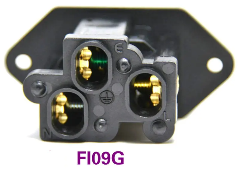 Hi End power tailstock натуральная FURUTECH позолоченный FI09 Solderless tail блок питания FI 09 (G) (R) DIY