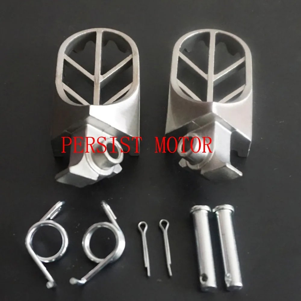 Мотоциклетные подножки из нержавеющей стали для ног подставка мотоцикла Pit Dirt Motor