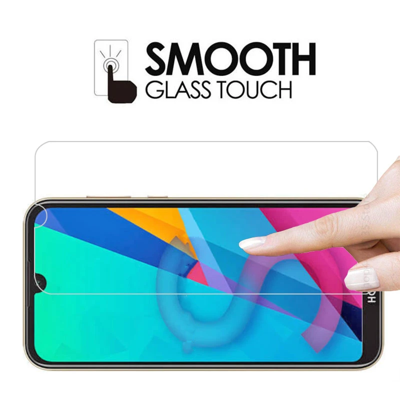 Vidrio templado para Huawei Y5 2019, Protector de pantalla de vidrio templado para Huawei Y5 2019, Protector de vidrio AMN-LX9 LX1 Honor 8S, 2 uds.-1