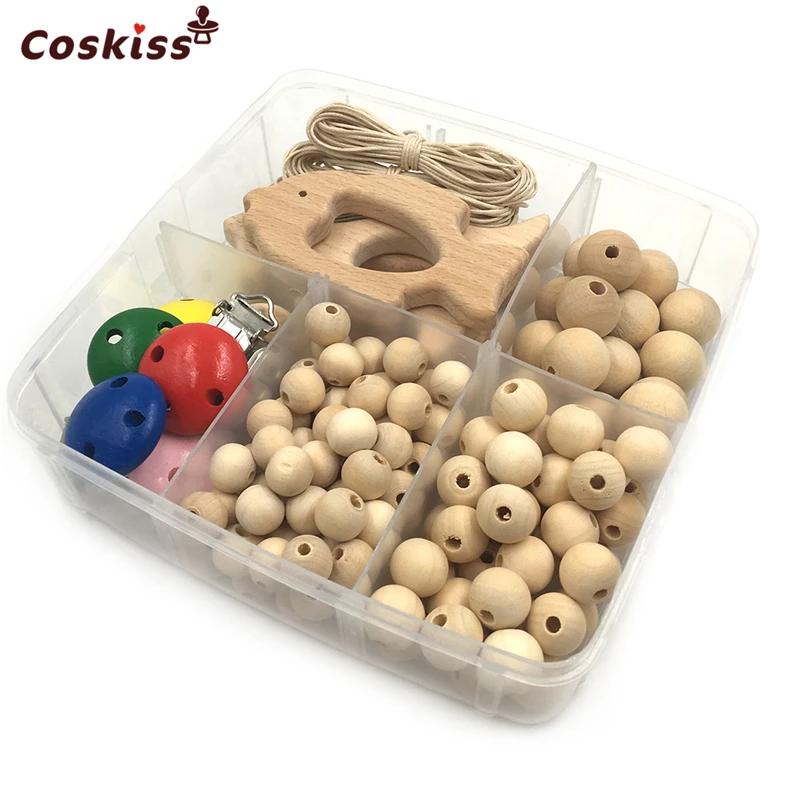DIY набор ювелирных изделий для ухода за ребенком смешанные натуральные круглые