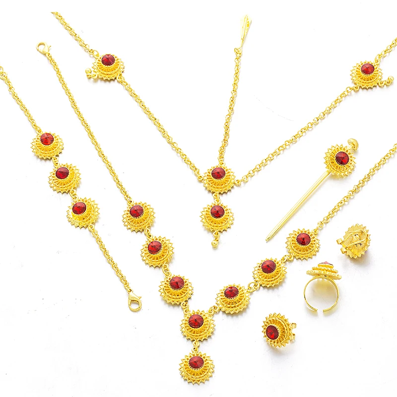 Комплект ювелирных изделий из колье серёг кольца и браслета|set necklace|jewelry set