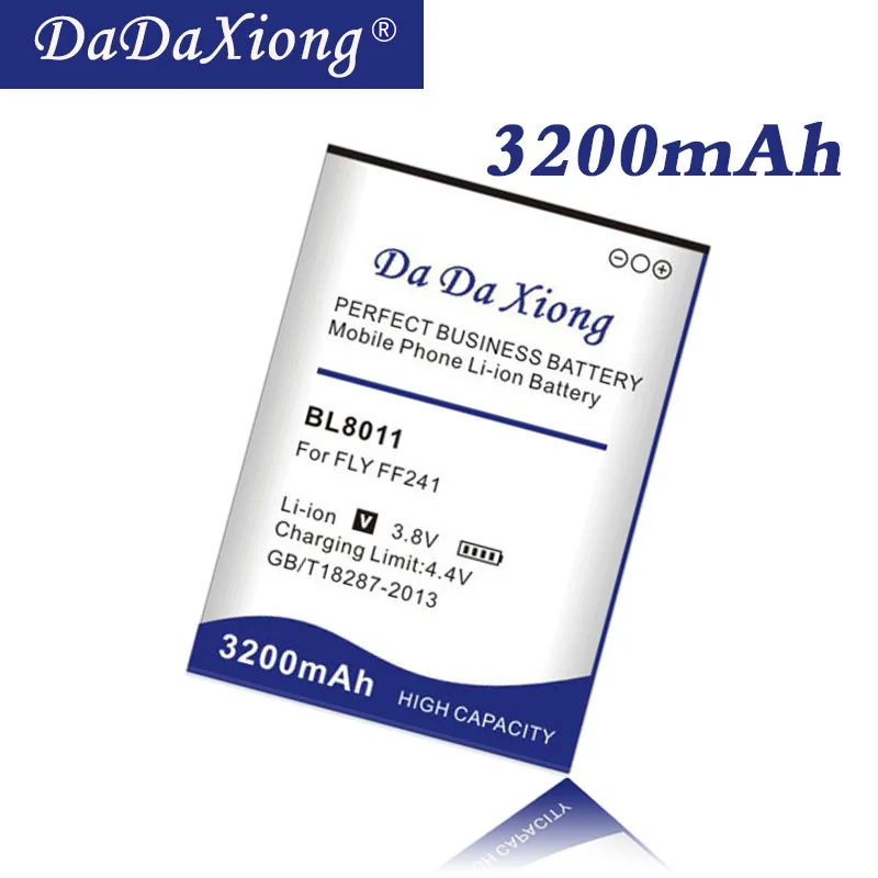 Аккумулятор Da Xiong BL8011 высокой емкости 3200 мАч для мобильного телефона FLY