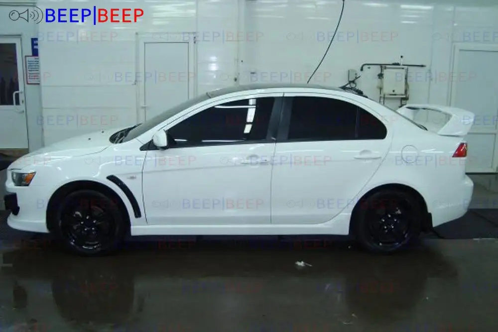 Наружные дверные пороги для Mitsubishi Lancer X 2007 2015 1 комплект/2 шт. АБС пластик Тюнинг