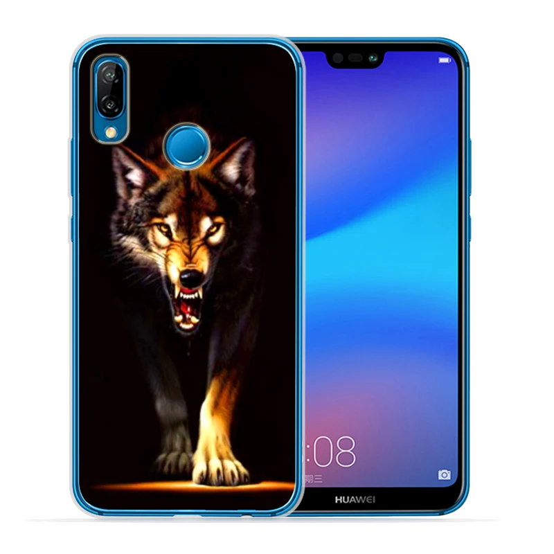 Властный волк для huawei P30 P20 Lite Pro P10 Lite P8Lite P9Lite P Smart mate 9 10 20 Lite Pro Мягкий бампер чехол для телефона