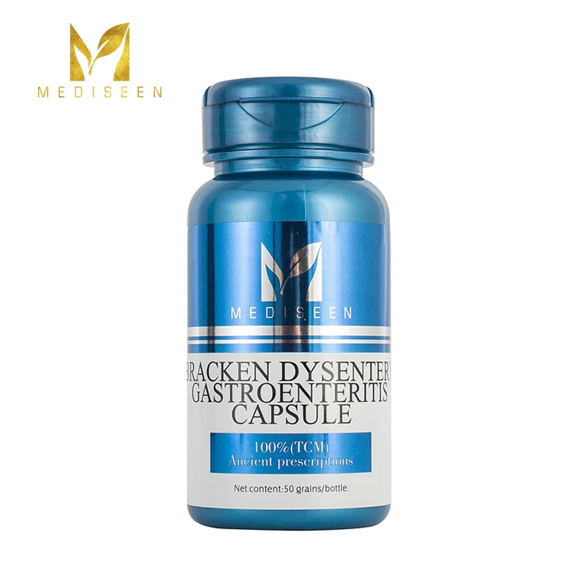 

Mediseen Bracken Dysentery gastroenteritis capsule, Help Diarrhea, abdominal pain, stomachache, Help Roundworm, 50pcs