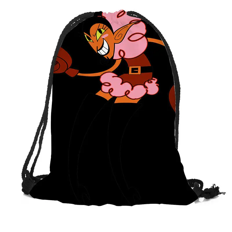 На заказ Powerpuff рюкзак с рисунком для девочек шелковая мягкая сумка большая Sapacity больше размеров на заказ - Цвет: 15