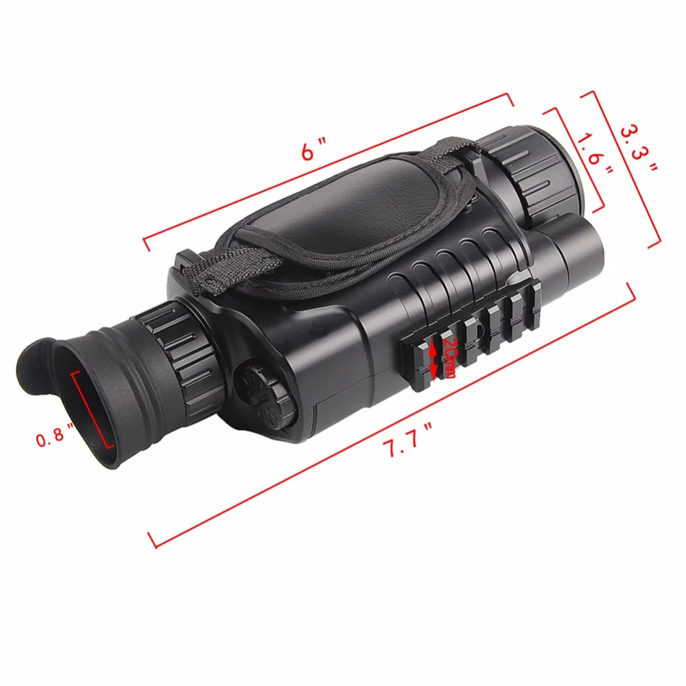 Тактический монокуляр ночного видения Профессиональный инфракрасный цифровой