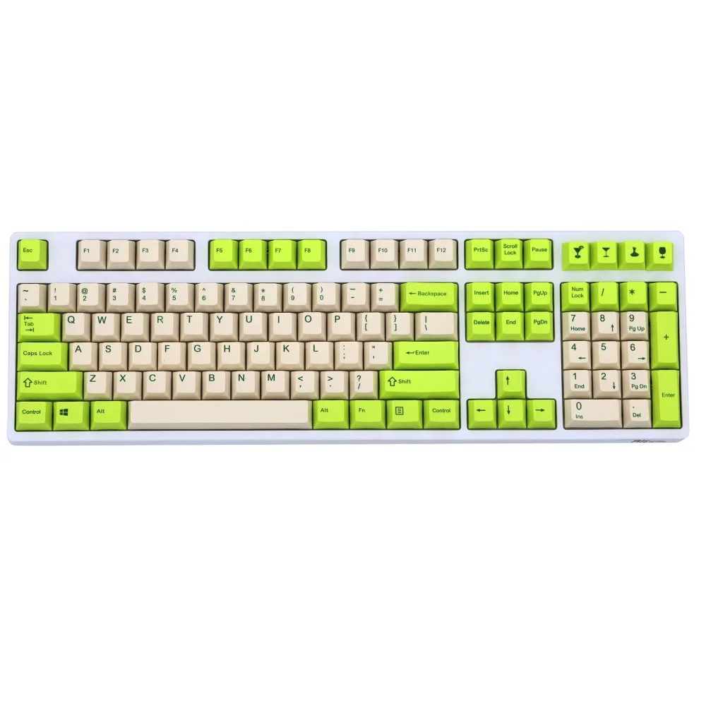 

Champagne keycap 108/137 keys PBT Cherry Profile Dye-Sublimated MX Switch For Mechanical keyboard keycap Sell only keycap