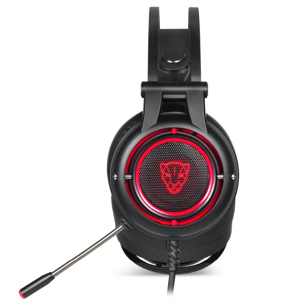 Motospeed H18 7 1 виртуальная игра наушники объемный звук USB разъем Overear игровая