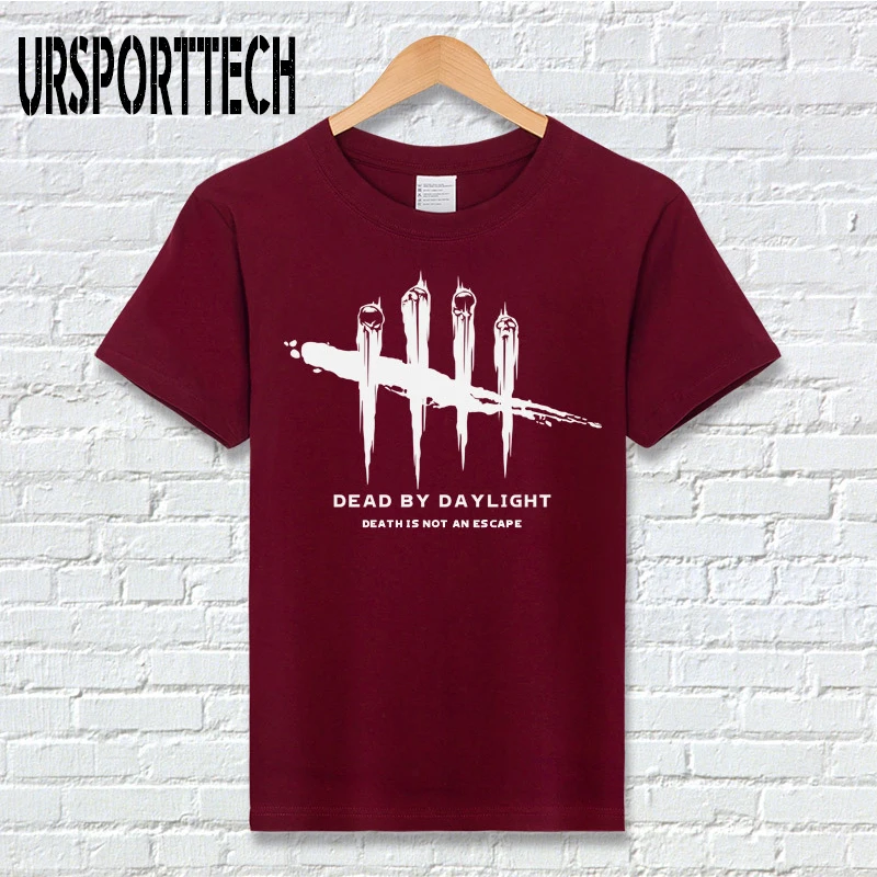 Футболка с коротким рукавом URSPORTTECH летняя хлопковая героями игры Dead by Daylight для