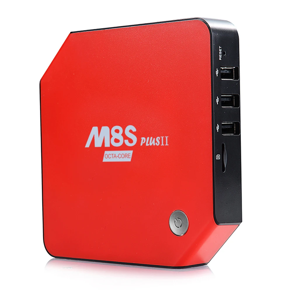 Android ТВ коробка M8s plusii 3 ГБ + 32 S912 Octa core 6.0 Коди Предварительно установлено 1000 м LAN