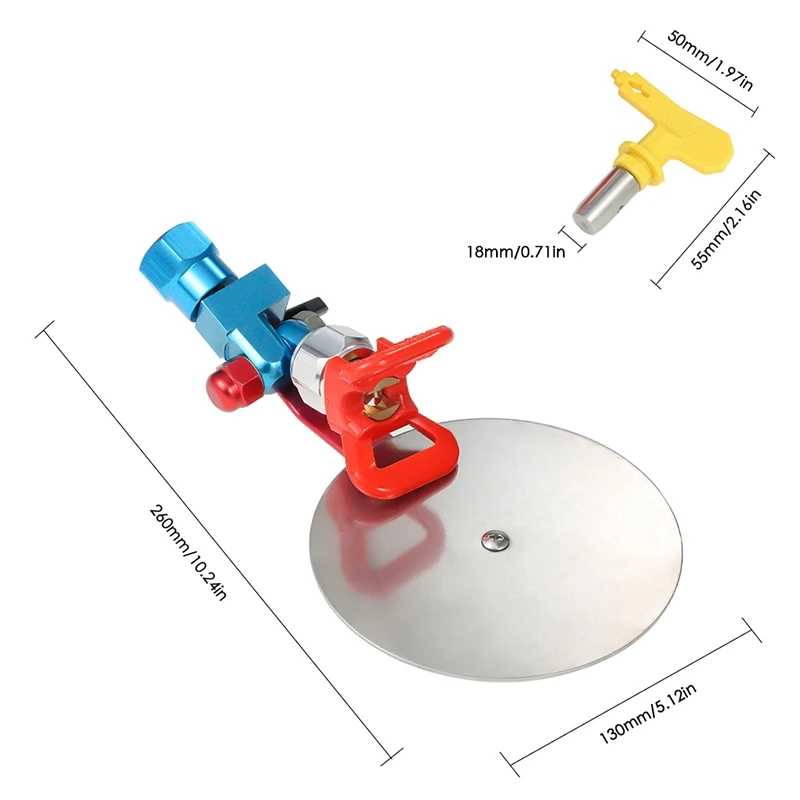 7/ 8 Inch Spray Paint Sprayer Guide Power Tool Airless Tip Of Spraying Machine Sandblaster For Wagner Tita | Инструменты