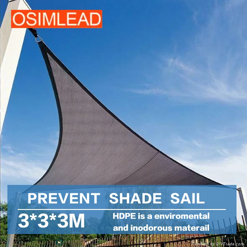 

Защита от ультрафиолета (uv) 95% OSIMLEAD 3,0*3,0*3,0 м HDPE Солнцезащитная сетка