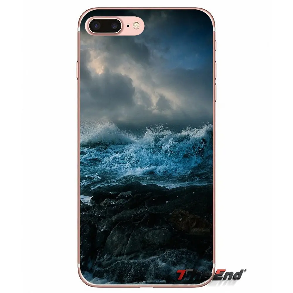 Чехол для HTC One M7 M8 A9 M9 M10 E9 Plus Desire 630 530 626 628 816 820 Motorola G G2 G3 Summer nature sea blue Ocean Waves |