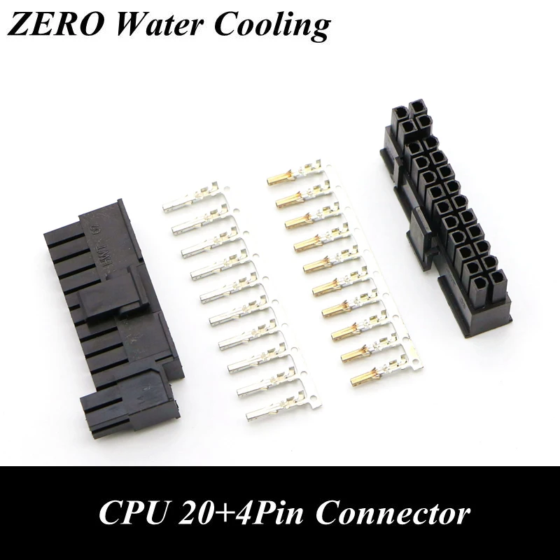 4 2 мм 5557 ЦП 20 + 4Pin разъем ATX с 25 шт. клеммных штифтов для моддинга ПК|atx 4pin|pc