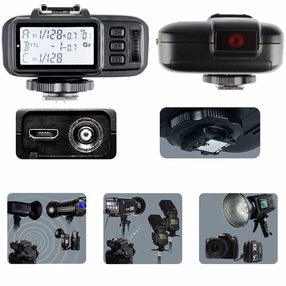 2 * Godox V850II GN60 w/2000 mAh литий-ионный аккумулятор 4G Беспроводная X СИСТЕМА Speedlite вспышка