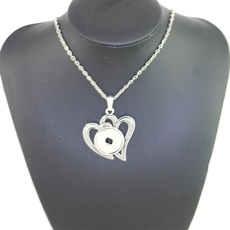 Новые ювелирные украшения Hart Ретро металлическая кнопка ожерелье 18 мм 20 Оснастки