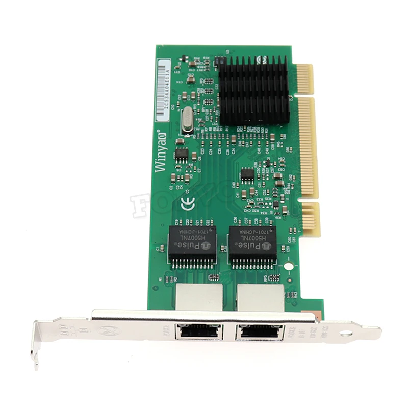 PCI Двухпортовая гигабитная сеть Ethernet 10/100/1000 М адаптер карта pci ethernet 1000 Мбит/с lan