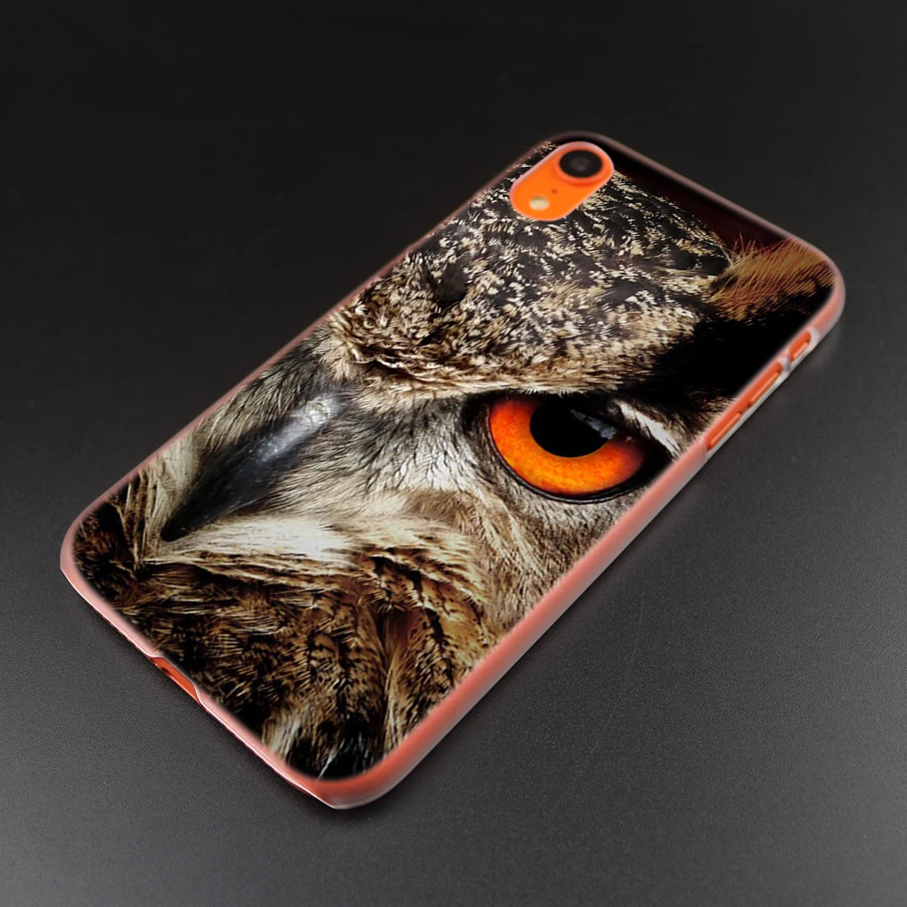 MLLSE Птица орел животного Сова Ночная мода обложка чехол для iphone XS Max X XR 8 7 6 Plus 5 SE 5S 5C 4 4S мобильных телефонов с красивыми рисунками, Лидер продаж