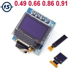 Модуль дисплея OLED, последовательный модуль I2C IIC для Arduino 0,490,660,860,91 дюймов AVR STM32