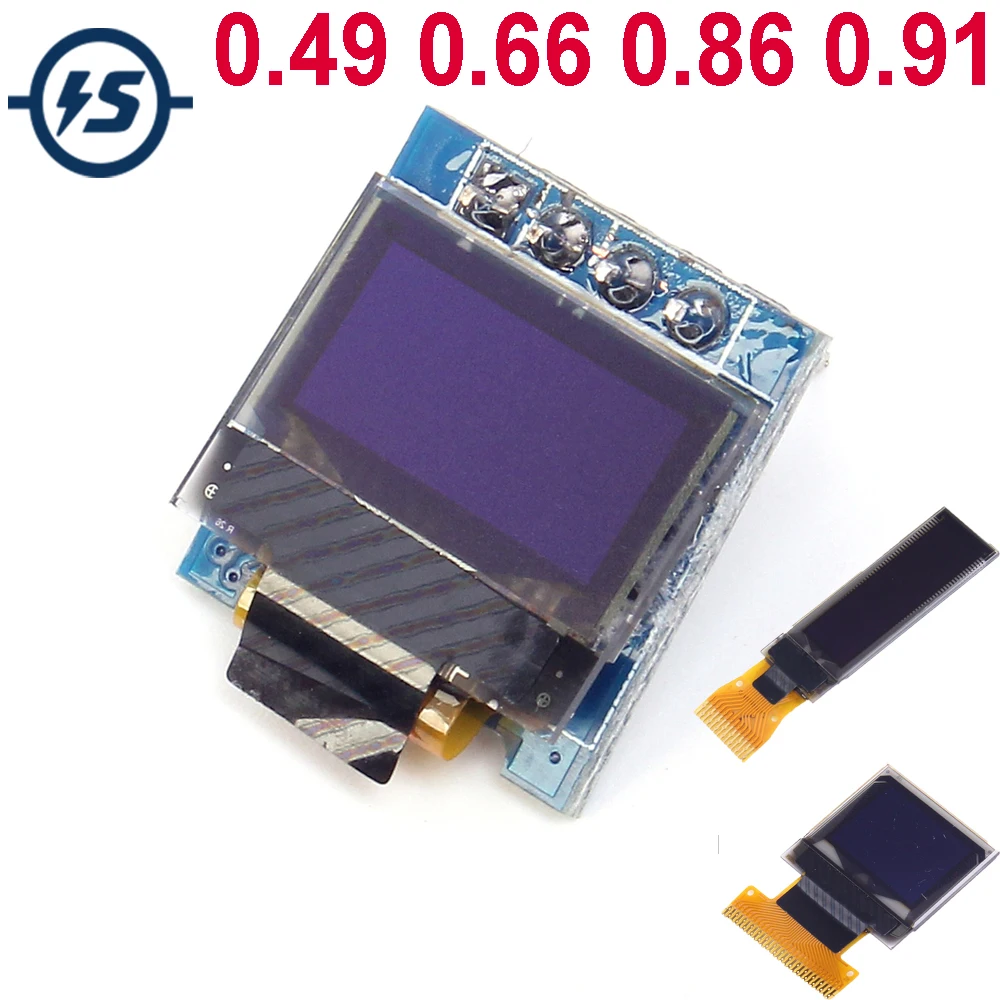 Модуль OLED дисплея I2C IIC Serial для Arduino 0 49/0 66/0 86/0 91 дюймов AVR STM32|ЖК-модули| |