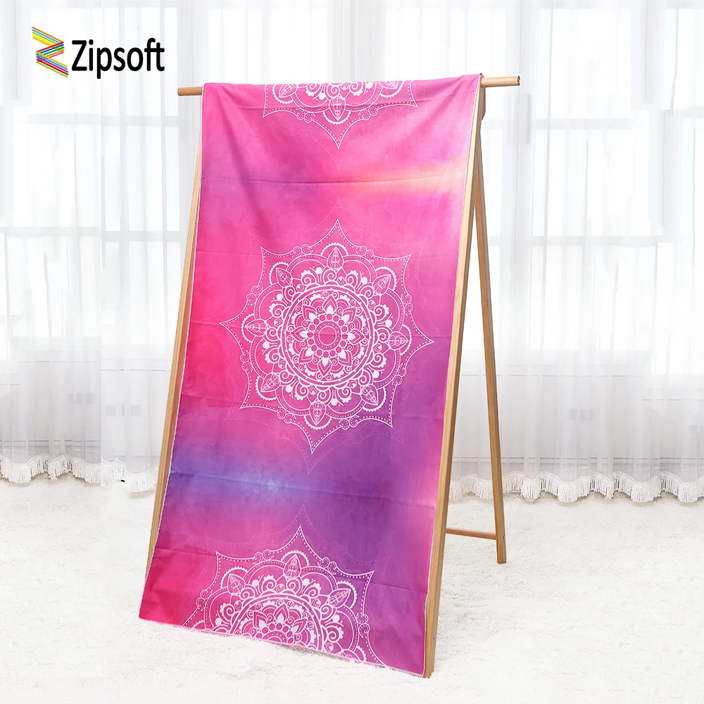 Фирменный Коврик для йоги Zipsoft из микрофибры рождественский подарок пляжное