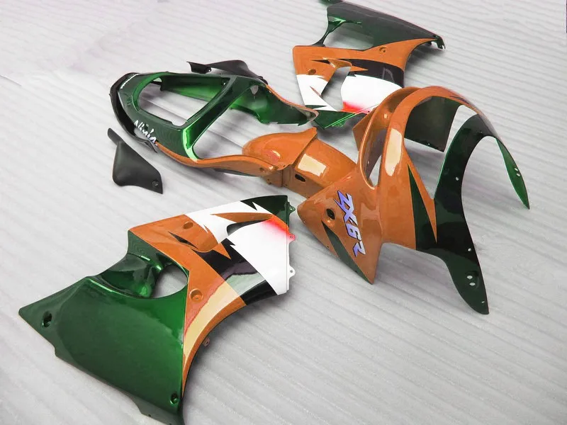 

Free screws+gifts Motorcycle for KAWASAKI Ninja ZX-6R 98-99 ZX 6R 1998-1999 brown Green White 98 99 ZX 6R 1998 1999 Fairing kits