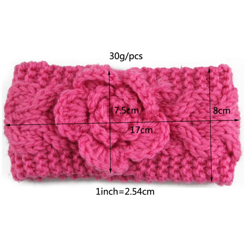 Big Flower Head Wrap Crochet Headband Child Cotton Camellia Kids Toddlers Soft Hair Accessories Drop Shipping |