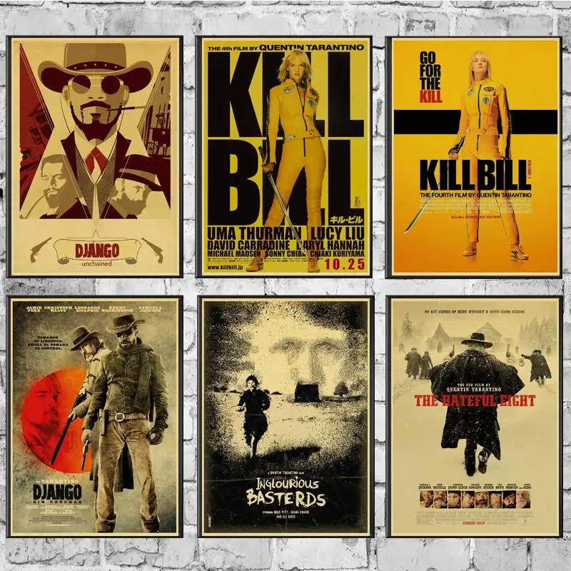 Винтаж, классическое кино Kill Bill плакат хорошее качество живопись Ретро плакат крафт-бумага на стену для дома и бара Декор/наклейки