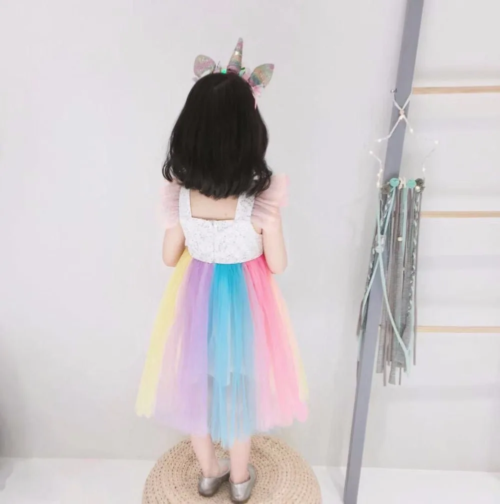 Toddler Girls Dress Teen One-piece Summer Dresses Kids Girl Cute Clothes 3 7 8 years Birthday Princess Party Clothing Costume | Детская