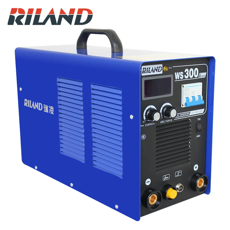 RILAND WS300A 2 в 1 дуговой/TIG IGBT инверторный дуговой Электрический сварочный аппарат 380