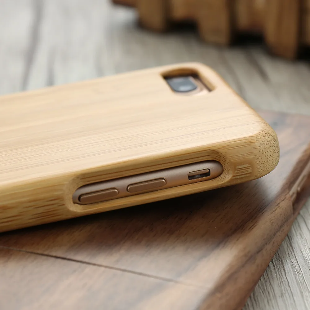 Чехол KISSCASE 2 в 1 для iPhone 7 8 Plus жесткий защитный чехол из натурального дерева