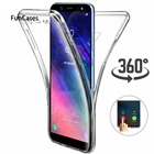 Двойной силиконовый чехол для samsung Galaxy S5 S6 S7 край S8 S9 плюс A3 A5 A6 A8 J3 J4 J5 J6 J7 Neo 2018 2017 2016 Grand Prime G531