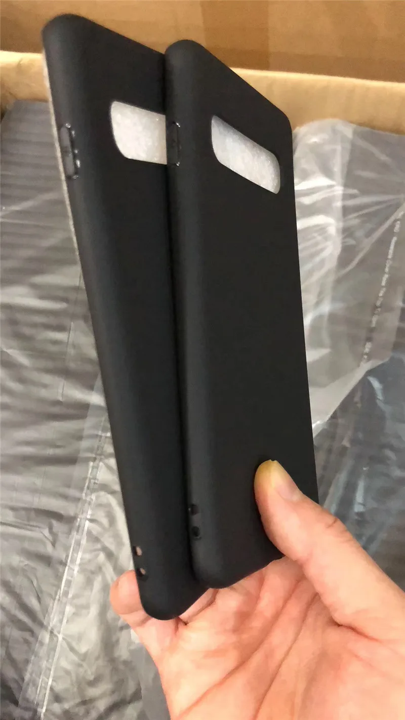 Matte Soft Silicon TPU Case for Samsung Galaxy S10 S10plus Ultra Thin Black Scrub S10lite |