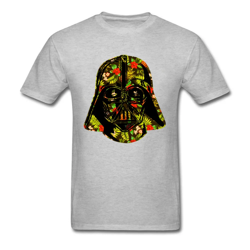 Star Wars T-shirt Men T Shirt Tropical Vader Helmet Tshirt No Fade Printed Clothing Cotton Tops Tees Hip Hop Father Day | Мужская одежда