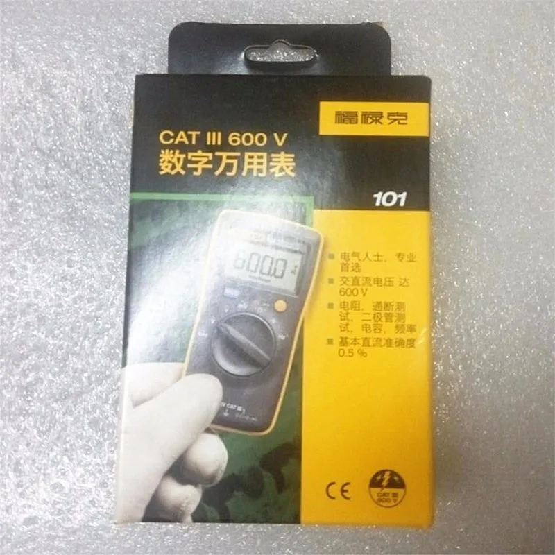 Базовый Цифровой мультиметр Fluke 101 оригинальный карманный цифровой FLUKE