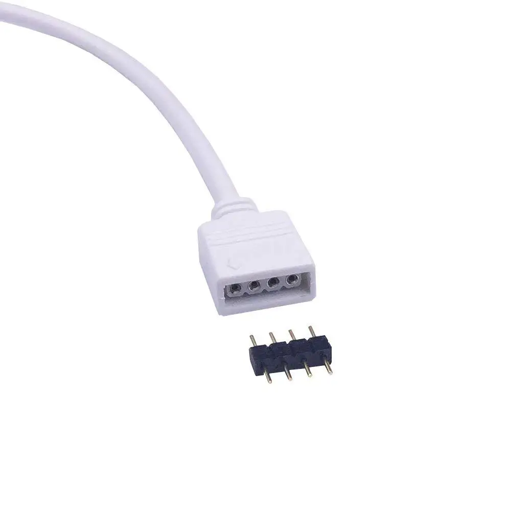 4 Pin Светодиодный Splitter кабель Flex Светодиодные ленты Разъем 3 Way сплиттер от одного