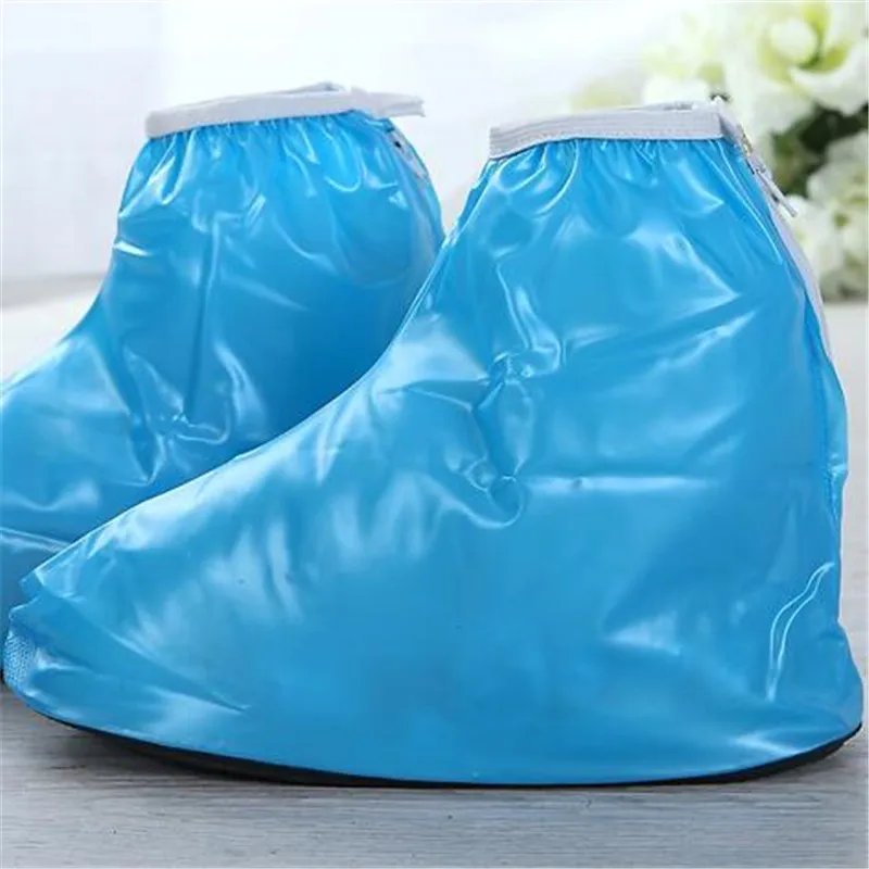 Kids Reusable Shoes Cover Children's Rain Boots Boys Girls PVC Waterproof Protector Shoe Covers Thicken Anti-Slip Gear |