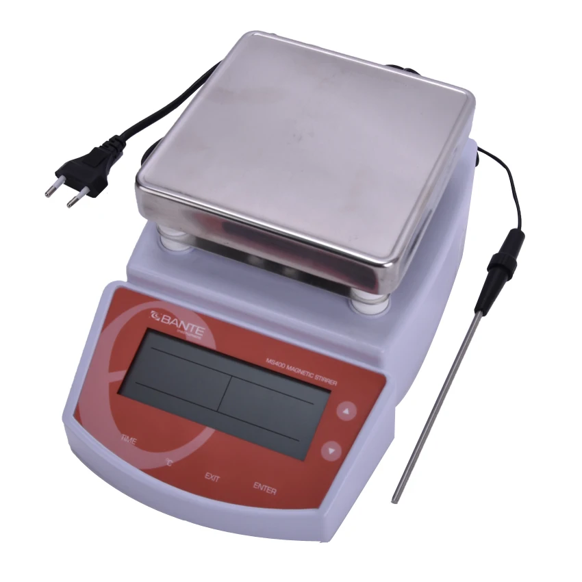 1 шт. цифровой термостатический Миксер для горячей пластины MS400 дисплей