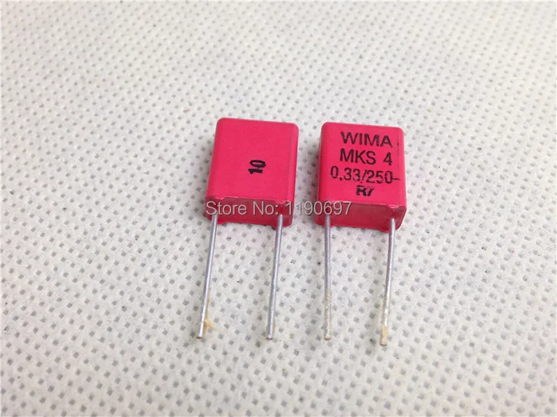 WIMA MKS4 0 33 мкФ 250v 334/250v длинные ножки конденсатор аудио 5 шт. Бесплатная