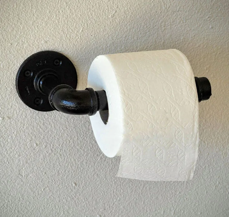 Американский винтажный индустриальный держатель для полотенец стойка туалетной