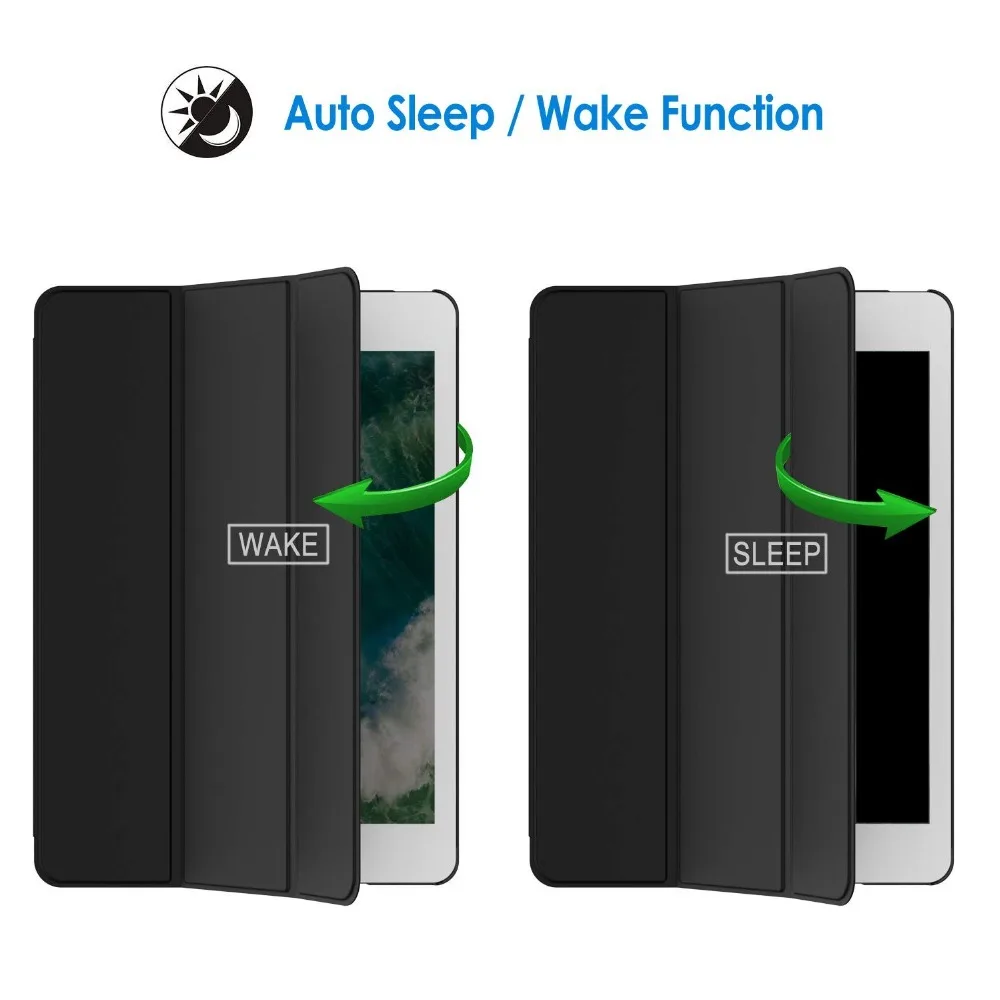 NEWCOOL Smart Magnet PU Leather Case Flip Cover for Apple iPad Mini5 mini 5 2019 released 7.9&quot tablet case Auto Sleep/Wake | Компьютеры