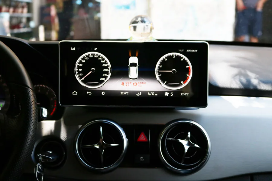Автомобильный радиоплеер с сенсорным экраном Android 8 0 для Benz GLK glk300 glk350 2013-2015