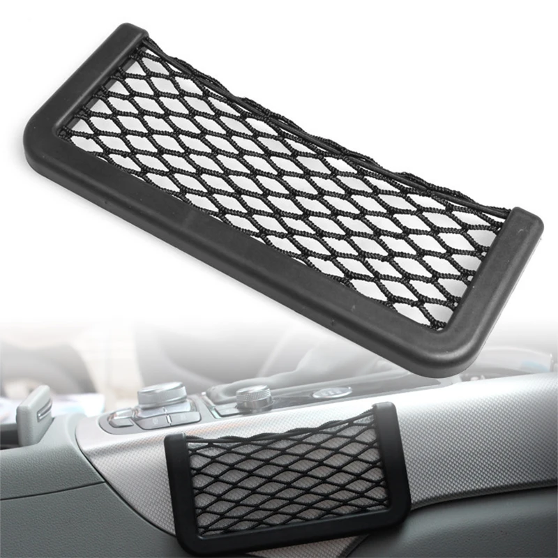 Автомобильный Карманный сетчатый эластичный держатель для телефона размером 20*8