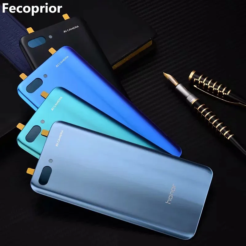 Honor10 оригинальный корпус для Huawei Honor 10 стеклянная задняя крышка батарейного